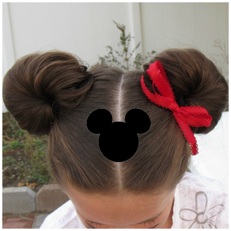 Frillz and Frolic Minnie Mouse Inspired Hair Bow Rubber Band Hair Accessory  for Girls in Red, White and Black Color - Pack of 2 : Amazon.in: Jewellery
